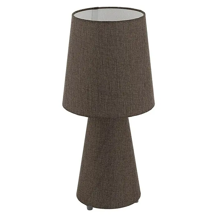 Eglo Tischleuchte Carpara - 24 W, Braun, E27 - Vorderansicht
