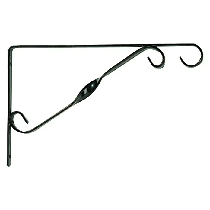 Gancho para pared para cesto colgante - Largo: 30 cm, Verde
