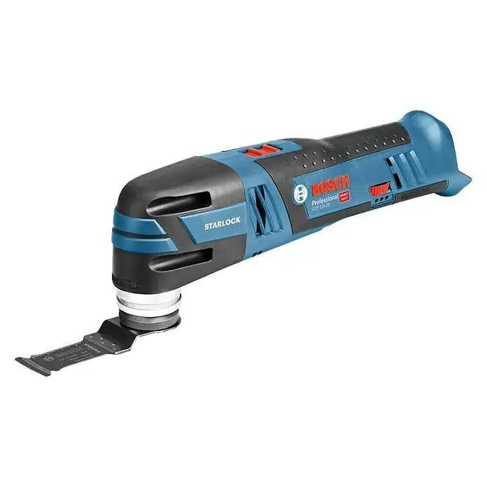 Bosch Professional Akku-Multifunktionswerkzeug GOP 12V-28 L-Boxx - 12 V, Li-Ionen, Ohne Akku, Kunststoffkoffer - Vorderansicht