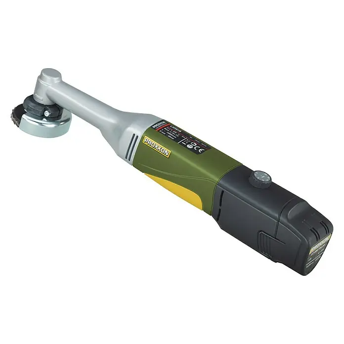 Proxxon Micromot Akku-Winkelschleifer LHW/A - 10,8 V, 1 Akku, 2,6 Ah, 5.000 U/min - 16.000 U/min