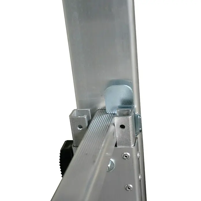 Krause Stabilo Glasreinigerleiter - Anzahl Tritte: 23 Sprossen, Arbeitshöhe: 7,4 m, Aluminium - Detailaufnahme