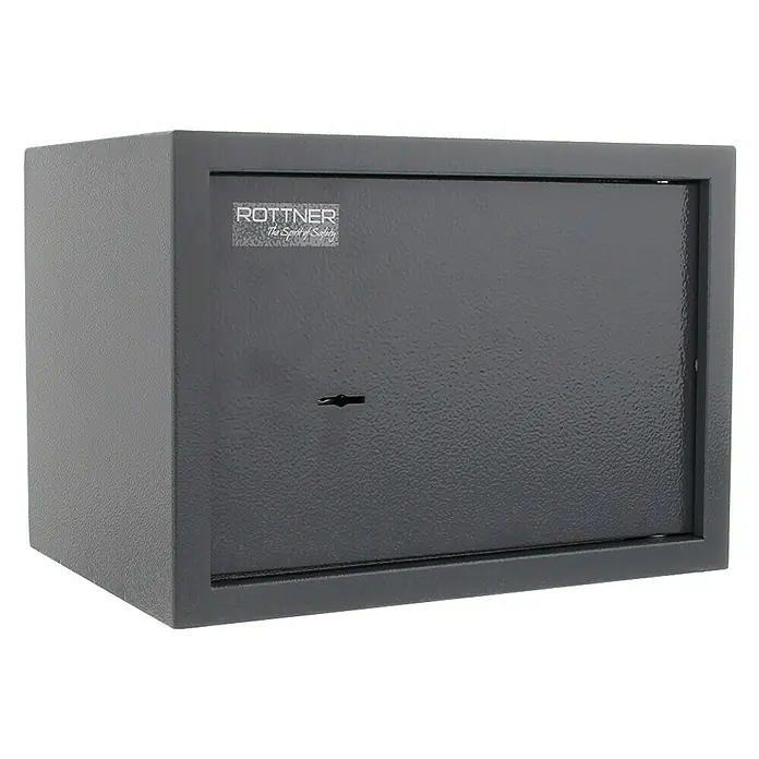 Rottner Möbeltresor Homestar - Doppelbart-Hochsicherheitsschloss, L x B x H: 25 x 35 x 25 cm, Anthrazit