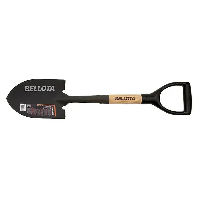 Bellota Pala Multiusos - 15 x 68 cm, Negro