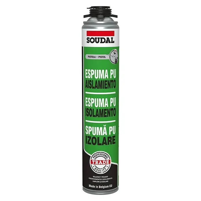 Soudal Espuma para pistola PU Aislamiento - 750 ml