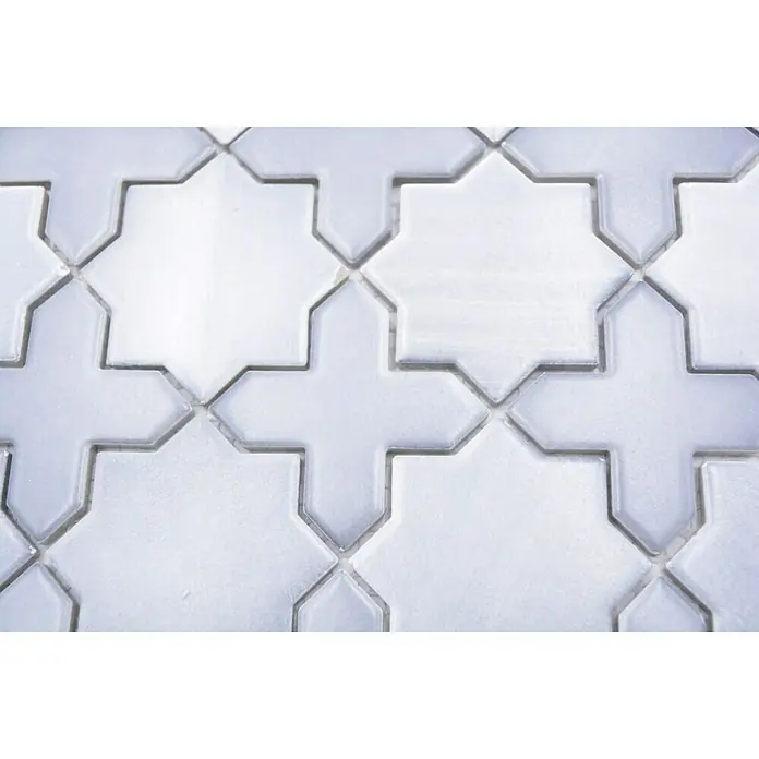 Mosaikfliese Starmix CG SXS 05 - 29,6 x 29,6 cm, Grau, Matt - Detailaufnahme