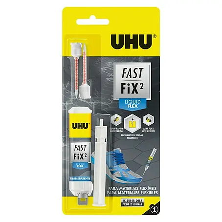 UHU  Adhesivo bicomponente Fast Fix² Liquid Flex