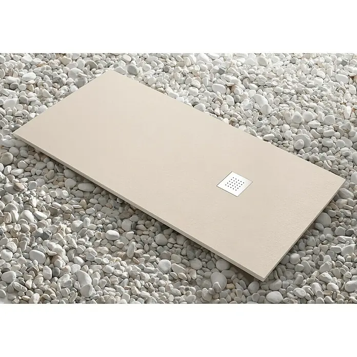 Camargue Plato de ducha Ocean - L x An: 70 x 100 cm, Crema