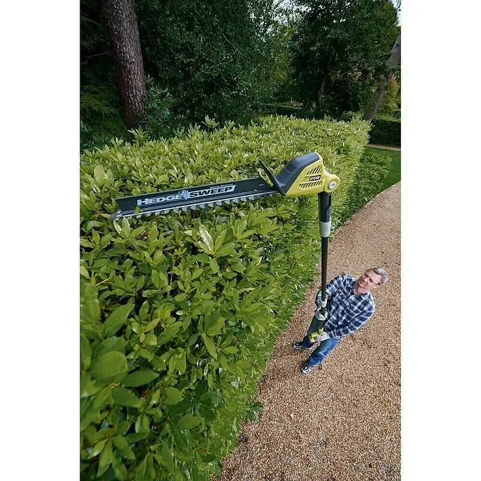 Ryobi ONE+ Akumulatorske škare za živicu - 18 V, Litij-ionska, Bez akumulatora, Duljina reza: 40 cm