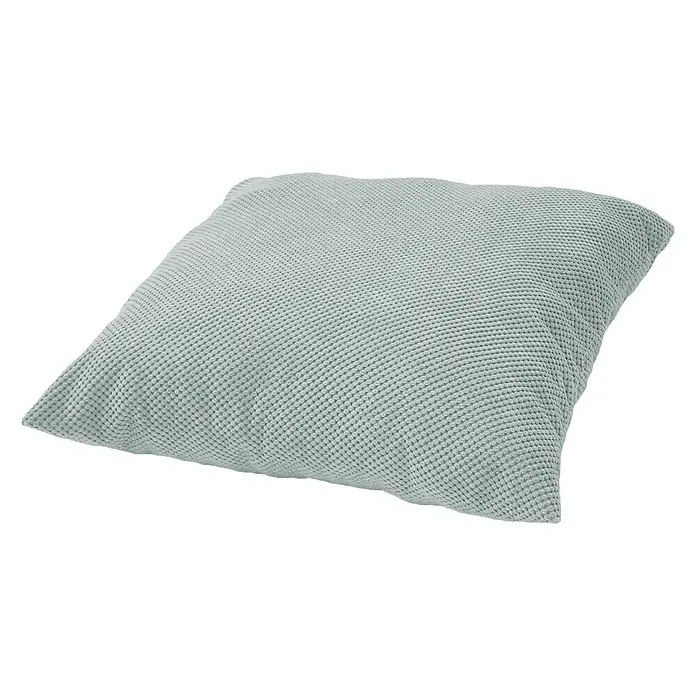 Sunfun Kissen Vanessa - L x B: 60 x 60 cm, Mint, Baumwoll-Polyester-Mischgewebe - Linke Seitenansicht