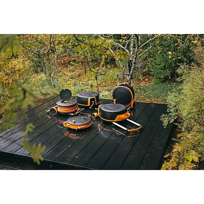 Fiskars Schlauchwagen Waterwheel - Kunststoff, 20 m, 13 mm (½″)