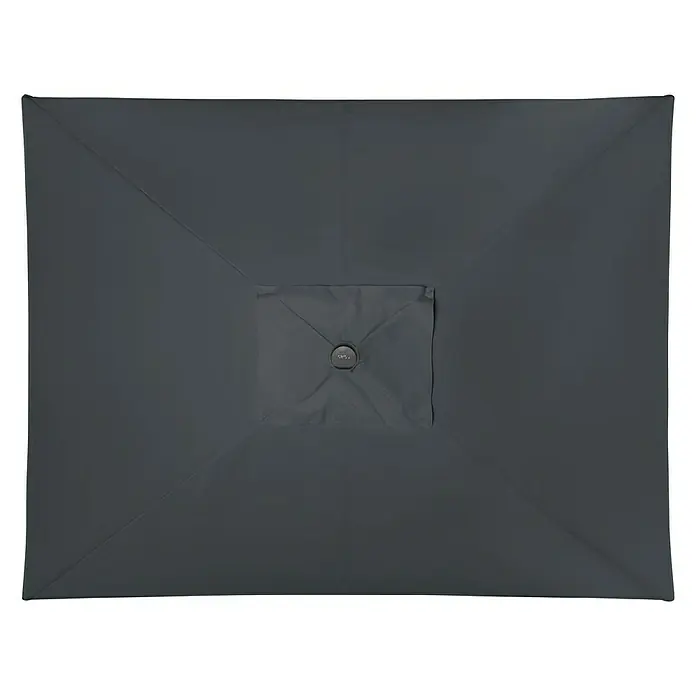 Derby Basic Lift Sonnenschirm Neo - Anthrazit, L x B: 240 x 200 cm - Ansicht von oben