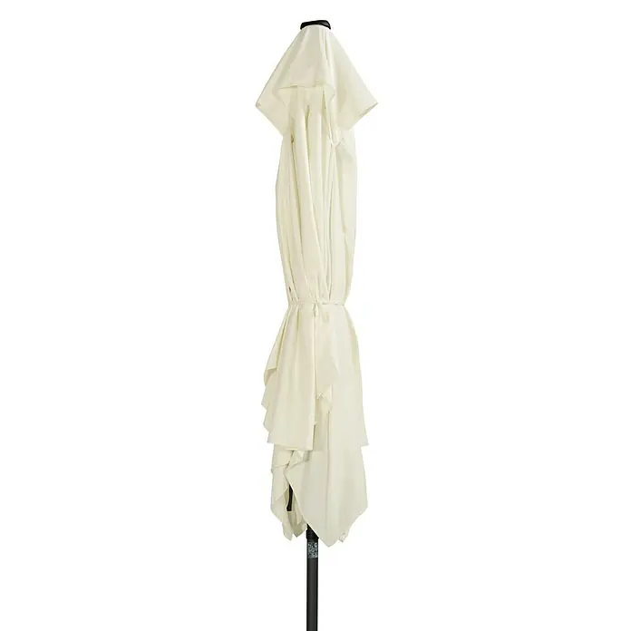 Derby Basic Lift Sonnenschirm Neo - Natur, L x B: 240 x 200 cm - Rechte Seitenansicht