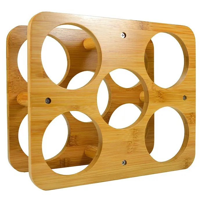 Jocca Botellero Bambú - L x An x Al: 12 x 26,1 x 22,3 cm