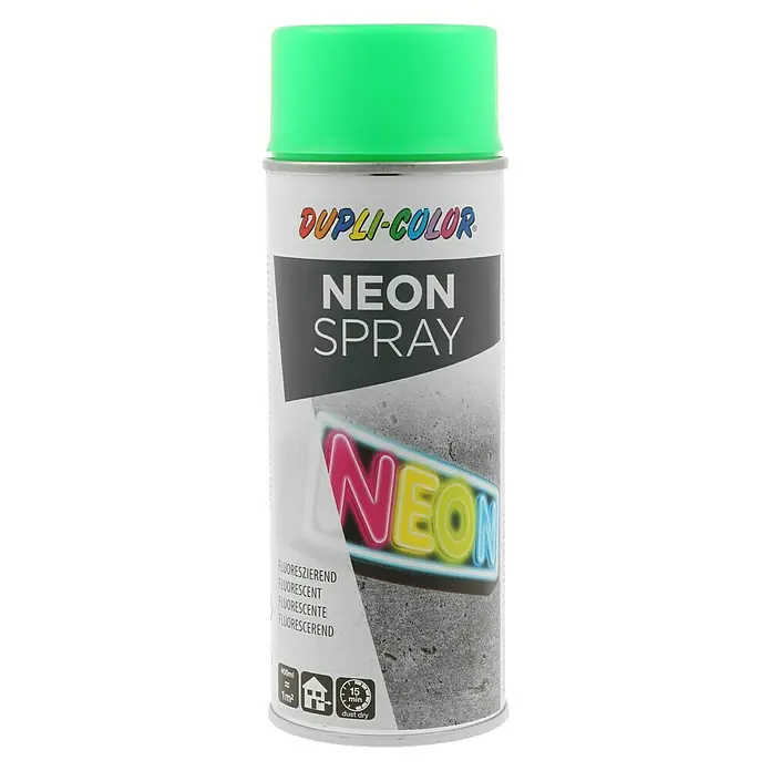 Dupli-Color Effect Neonspray - Grün, Matt, Schnelltrocknend, 400 ml - Vorderansicht