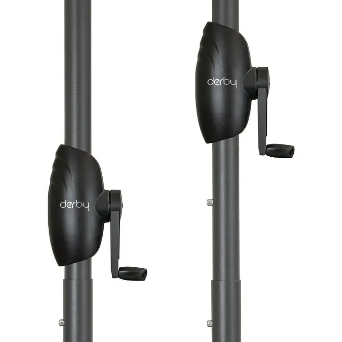 Derby Basic Lift Sonnenschirm Neo - Natur, Durchmesser: 180 cm - Detailaufnahme