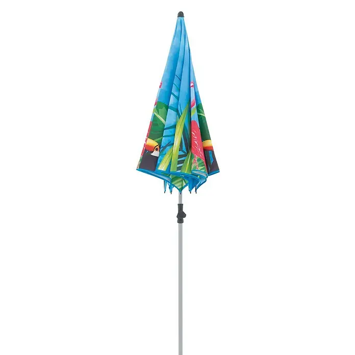 Doppler Sonnenschirm Basic - Flamingo Design, Durchmesser: 200 cm