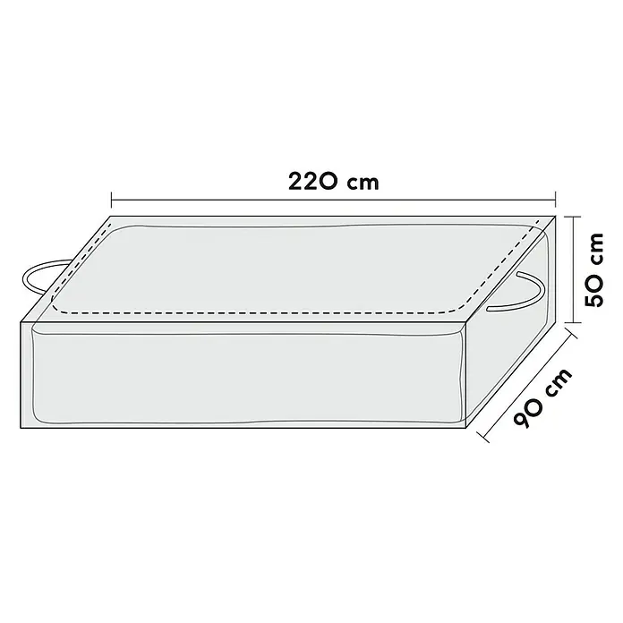 SENSUM Zaštitna navlaka za jastuke - 220 x 90 x 50 cm, Poliester