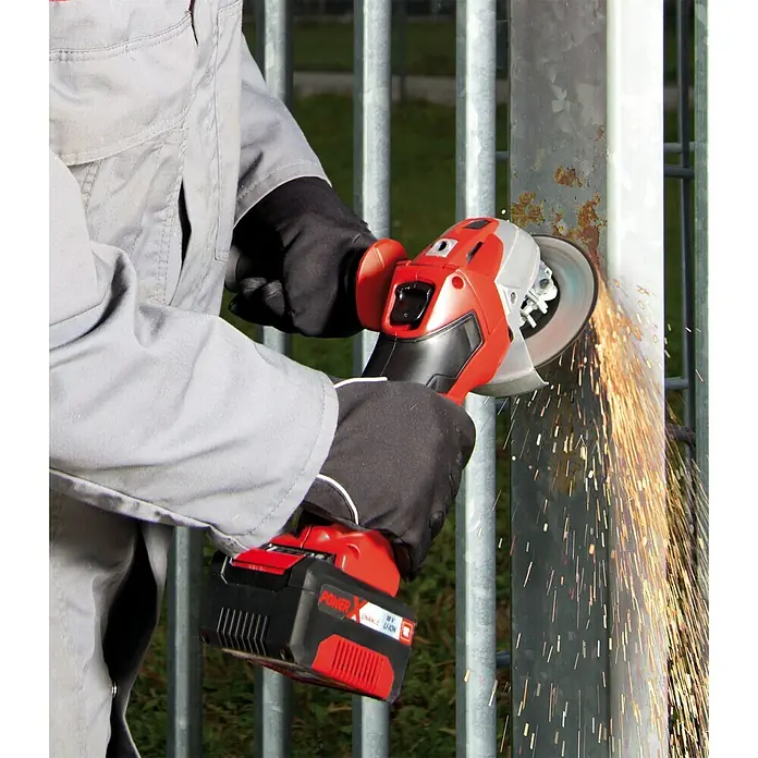 Einhell Power X-Change Akumulatorska kutna brusilica TC-AG 18/115 Li-Solo - 18 V, Bez akumulatora, Promjer rezne ploče: 115 mm - Proizvod u upotrebi