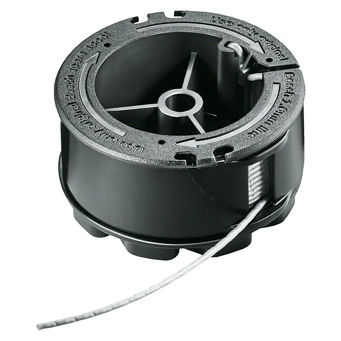 Bosch Zamjenska glava s niti - Duljina niti: 6 m, Debljina niti: 1,6 mm, Namijenjeno za: Bosch trimer za travu UniversalGrassCut 18, Bosch trimer za travu UniversalGrassCut 18-26, Bosch trimer za travu UniversalGrassCut 18-260 - Pogled odozgo