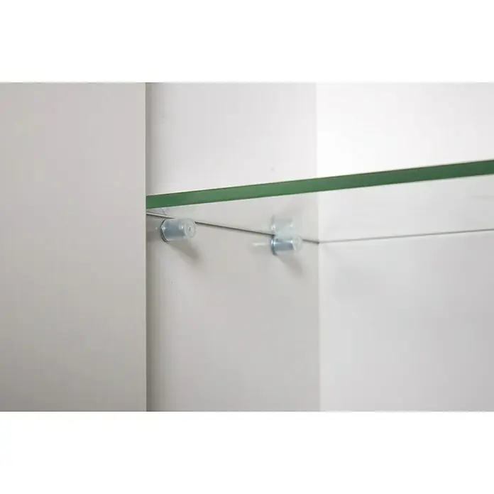 Schildmeyer Lorenz Spiegelschrank - B x H: 60 x 70,7 cm, Ohne Beleuchtung, Spanplatte, Weiß - Detailaufnahme