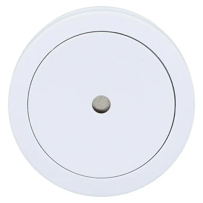 UniTEC Rauchwarnmelder Smart - Durchmesser: 7 cm, Batterielaufzeit: 10 Jahre, Alarmsignal: 85 dB - Vorderansicht