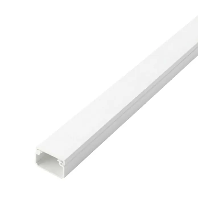 Inofix Canaleta para cables - L x An x Al: 200 x 2,5 x 1,6 cm, Blanco