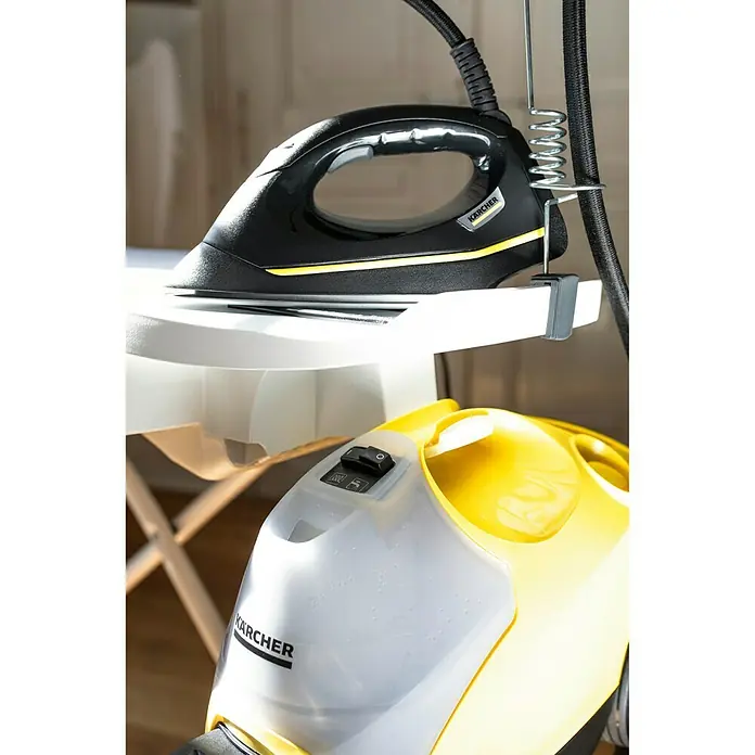 Kärcher Limpiadora de vapor SC 4 EasyFix IRON - Rendimiento calorífico: 2.000 W, Tiempo de calentamiento: 4 min - Producto en uso