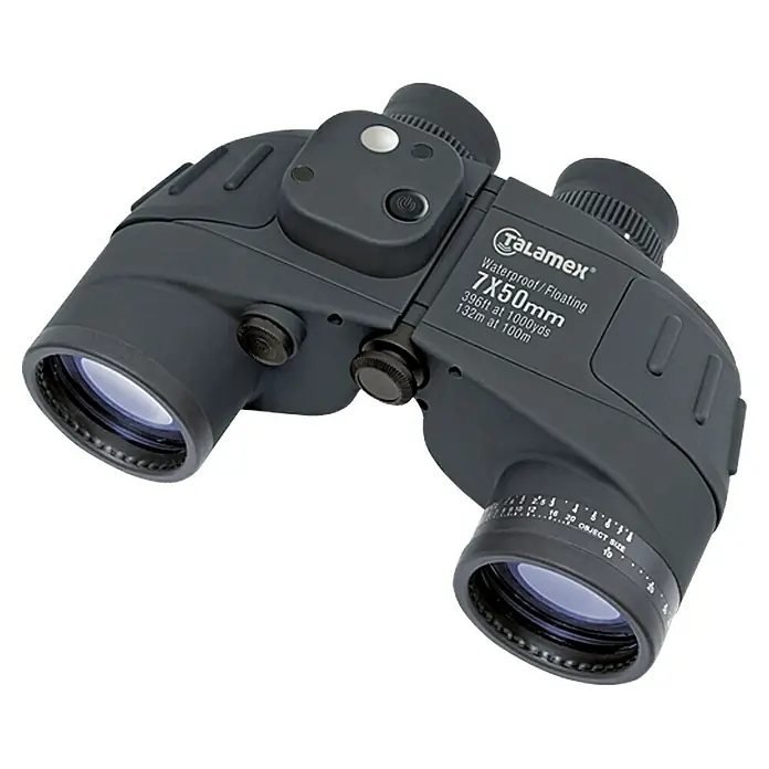 Talamex Fernglas Porro - Durchmesser Objektiv: 50 mm, Vergrößerung: 7-fach, Mit Kompass