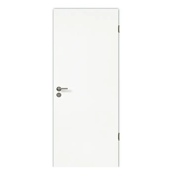 Kilsgaard Wohnungseingangstür Typ 52 SK1 KK2 - Klimaklasse II, DIN Anschlag: Rechts, 860 x 1.985 mm, Weiß - Vorderansicht