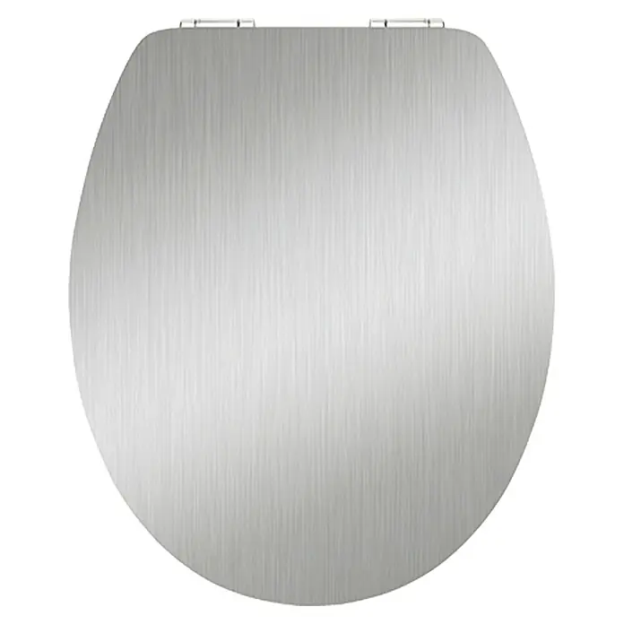 Poseidon WC ülőke króm - Süllyedő automatikával, MDF, Levehető