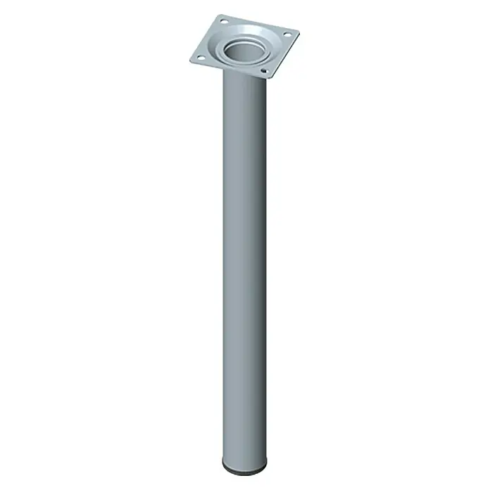 Element System Postolje za namještaj - Ø x D: 30 x 400 mm, Nosivost: 50 kg, Plemeniti čelik - Pogled sprijeda