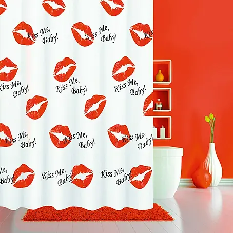 Venus  Textil zuhanyfüggöny Kiss Me Baby