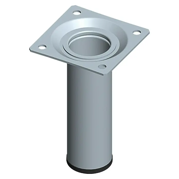 Element System Postolje za namještaj - Ø x D: 30 x 100 mm, Nosivost: 50 kg, Plemeniti čelik - Pogled sprijeda