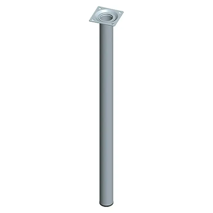 Element System Postolje za namještaj - Ø x D: 30 x 600 mm, Nosivost: 50 kg, Plemeniti čelik - Pogled sprijeda