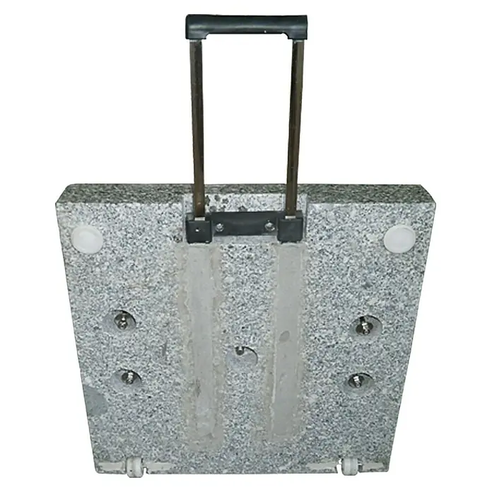 Granitschirmständer - 50 kg, Rollen