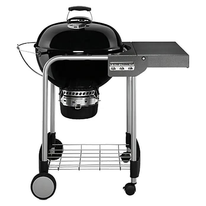 Weber Roštilj na drveni ugljen Performer Original GBS - Dimenzija rešetke za pečenje: Ø 57 cm, Crne-srebrne boje - Pogled sprijeda