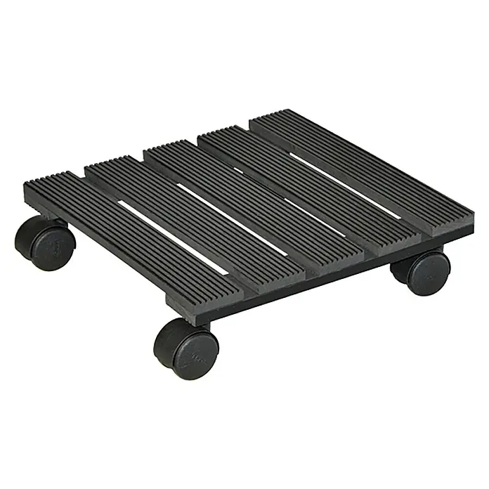 Gardol Pflanzenroller - 29 x 29 cm, Max. Belastung: 60 kg, WPC - Vorderansicht