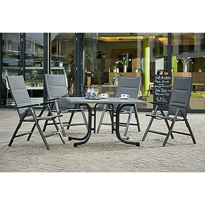 Sunfun Maja Garten-Positionssessel - 61 cm, Textilen, Mit integrierter Polsterung