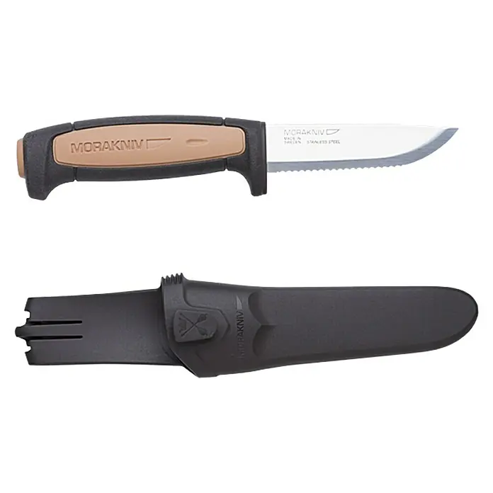 Morakniv Messer Pro Rope - Klingenlänge: 91 mm, Klingenstärke: 2 mm, Art Klinge: Gezahnte Schneide