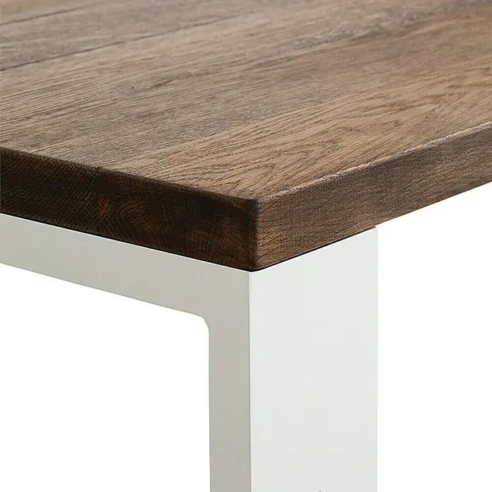 Noblewood Pur Iternal Tischbein - 450 x 80 x 1.112 mm, Weiß, 2 Stk. - Anwendungsbeispiel