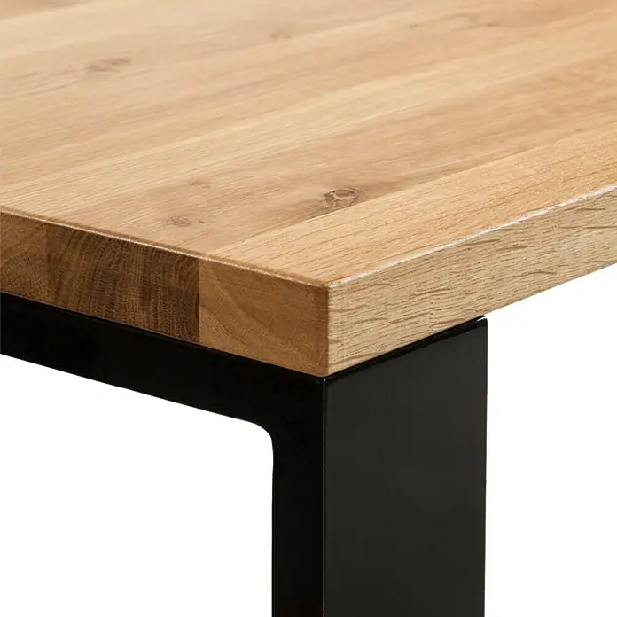 Noblewood Pur Iternal Tischbein - 450 x 80 x 1.112 mm, Schwarz, 2 Stk. - Anwendungsbeispiel