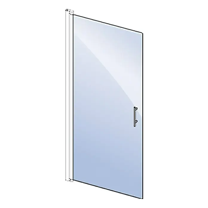 Camargue Vario Vrata tuš kabine B1 - 75 x 195 cm, Premazano, Debljina: 6 mm, Crne boje