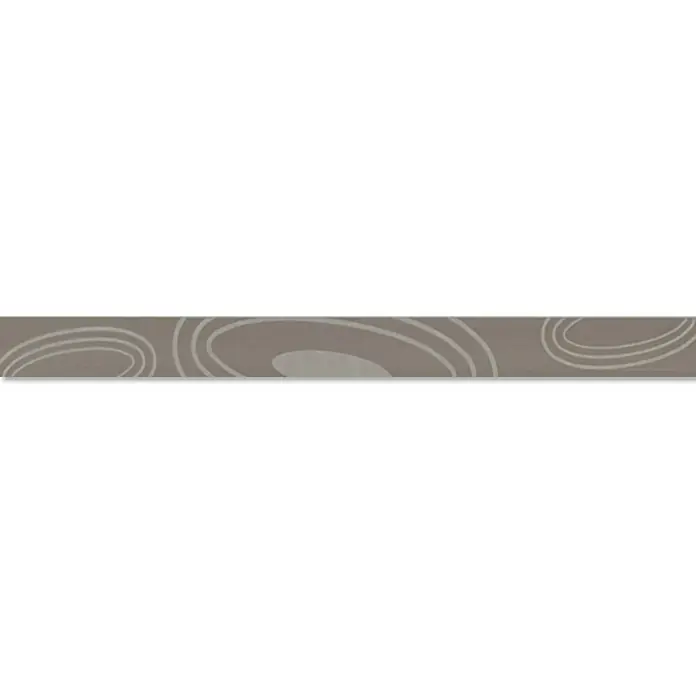 Fliesenbordüre Genf - 5 x 60 cm, Braun, Matt