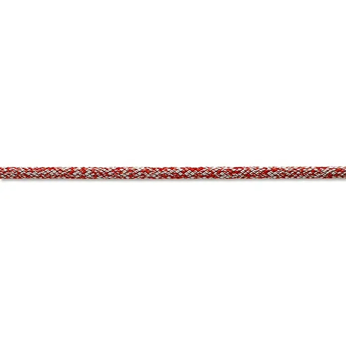 Robline Leine Meterware Sirius 500 - 10 mm, Rot/Silber, Polyester