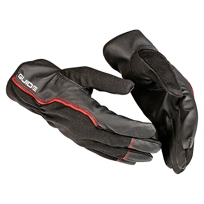 Guide Arbeitshandschuhe 569 PP - Konfektionsgröße: 10, Schwarz/Grau - Vorderansicht