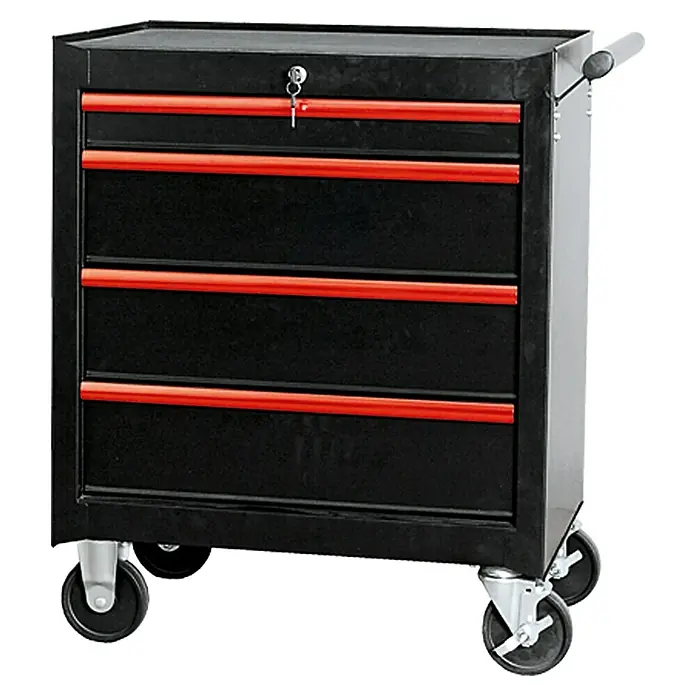 Wisent Kolica za radionicu Red Edition - 45,9 x 67,8 x 84 cm, Metal, Bez alata