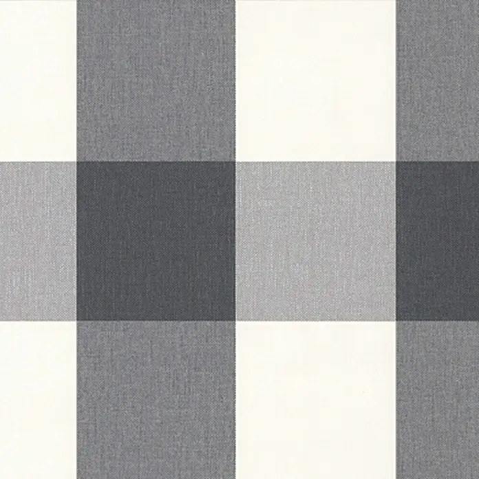 AS Creation Vliestapete Elegance - Grau/Weiß, Grafisch, Karomuster, 10,05 x 0,53 m - Vorderansicht