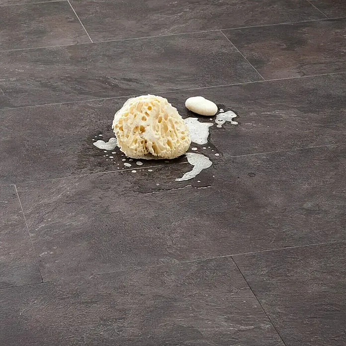 b!design Suelo de vinilo Tile Marbella - 605 x 304,8 x 5 mm, Efecto de baldosa