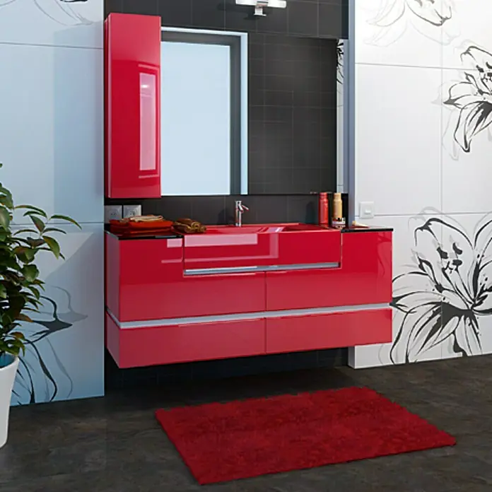 b!design Suelo de vinilo Tile Marbella - 605 x 304,8 x 5 mm, Efecto de baldosa - Producto en uso
