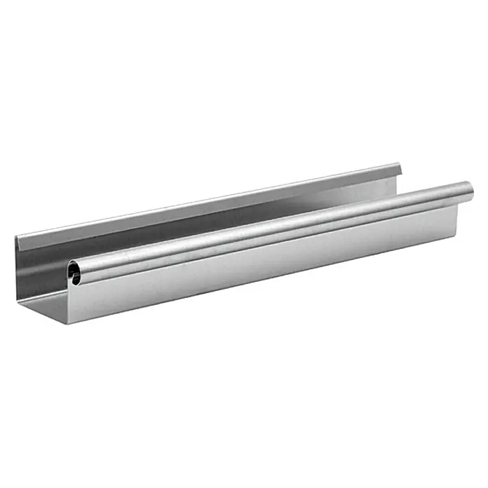 Sarei Kastendachrinne - Nennweite: 70 mm, Länge: 2 m, Aluminium, Silber